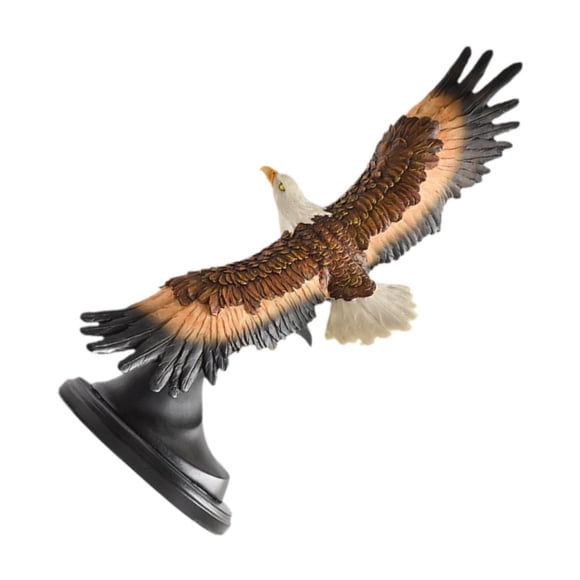 yingyy Eagle Statue Figurine Hotel Ornaments Cabinet Bookshelf Bird Ren Sculpture with 2 Eagle with 1 Eagle