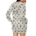 thumbnail image 7 of SwiftWear ​Spooky Ghost/Pumpkin Print Hooded Dress for Women - Halloween Costume Dresses with Pockets, Casual/Dressy Style for Parties Daily Wear​, 7 of 7