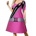 thumbnail image 4 of Vestido sin mangas rosa Kiramai, ropa de fiesta, vestido elegante, ropa de mujer, vestidos para mujer, vestido, 4 of 8
