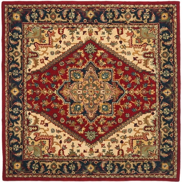 Safavieh Heritage Collection HG625A Handmade Traditional Oriental Premium Wool Accent Rug, 2'3" x 4', Red