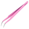 thumbnail image 2 of Stainless Steel Grafting False Eyelashes Straight Curved Tweezers Eye Lashes Extension CS-15, 2 of 9