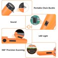 thumbnail image 5 of Metal Detector Pinpointing,Waterproof Pinpointer 360 Degree Search Gold&Treasure Finder with Belt Holster &LED Indicator& Buzzer Vibration, for Adults and Kids (Orange), 5 of 12