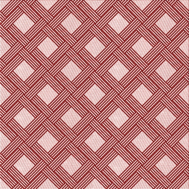 Ahgly Company Tapis d'Intérieur Lavable en Machine Carré Rouge, 4 Pieds Carré