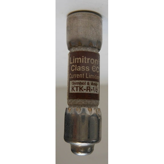 Bussmann KTK-R-1⁄2 (KTK-R-1/2) 0.5 Amp 600V Fast-Acting Fuses
