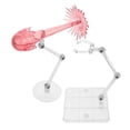 thumbnail image 3 of 2pcs Action Figure Stand, Assembly Figure Doll Stand Display Holder Adjustable Action Figure Stand Figure Display Shockwave Effects for Showcasing Organizing Dolls Pink, 3 of 8