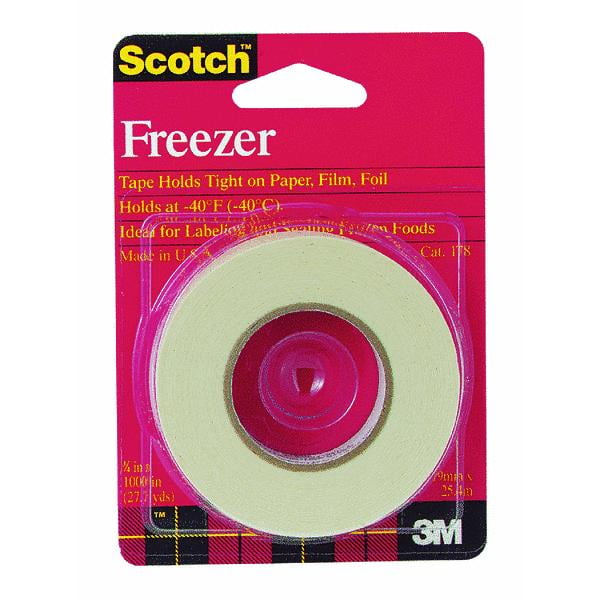 Scotch Freezer Tape 2-PACK 3/4 x 1000 Inch 