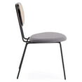 thumbnail image 5 of Manhattan Comfort Jardin 17.52" Fabric Dining Chair in Black (Set of 4), 5 of 7