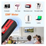 Radiation Tester 167 * 65 * 37MM Dosimeter Geiger Counter EMF Electromagnetic Tester EMF Meter 50/60Hz Radiation Detector ,Precise Measurement