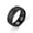 Black, variant on Men's Titanium Steel Jewelry Basketball Ring Sports