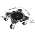 thumbnail image 5 of KFFKFF Appliance Mover, 1200 lbs Max Capacity, Robust Furniture Shifting Equipment with 5 Omni-directional Wheels, Carbon Steel Base, Furniture Elevation and Sliding Kit for Domestic Appliances, 5 of 9