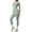 D8/Green, variant on Afdoent Workout Sets For Women Solid Color Breathable Yoga Workout Running Gym Fitness Short Sleeve High Waisted Leggings 2 Piece Outfit Fashion Clothes