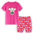 thumbnail image 1 of Conjuntos de ropa de pijamas para niños - Dibujos animados de verano para niños impresos esquí esquí Gafas de esquí, 1 of 5