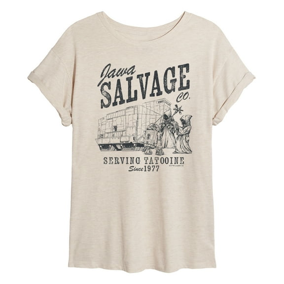 Star Wars - Jawa Salvage Co - Women's Oversized Tee