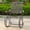 Brown Frame, variant on International Caravan Santa Fe Iron High-Back Patio Rocker in Brown