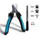 thumbnail image 1 of Cortaúñas para perros, cortaúñas profesional con cuchillas de acero inoxidable y muesca de seguridad para animales pequeños, lima de uñas gratis incluida (azul), 1 of 5