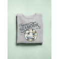 thumbnail image 3 of More Glamour - Starry Sparkle Retro Emoji Graphic Men's Sweatshirt, 3 of 4