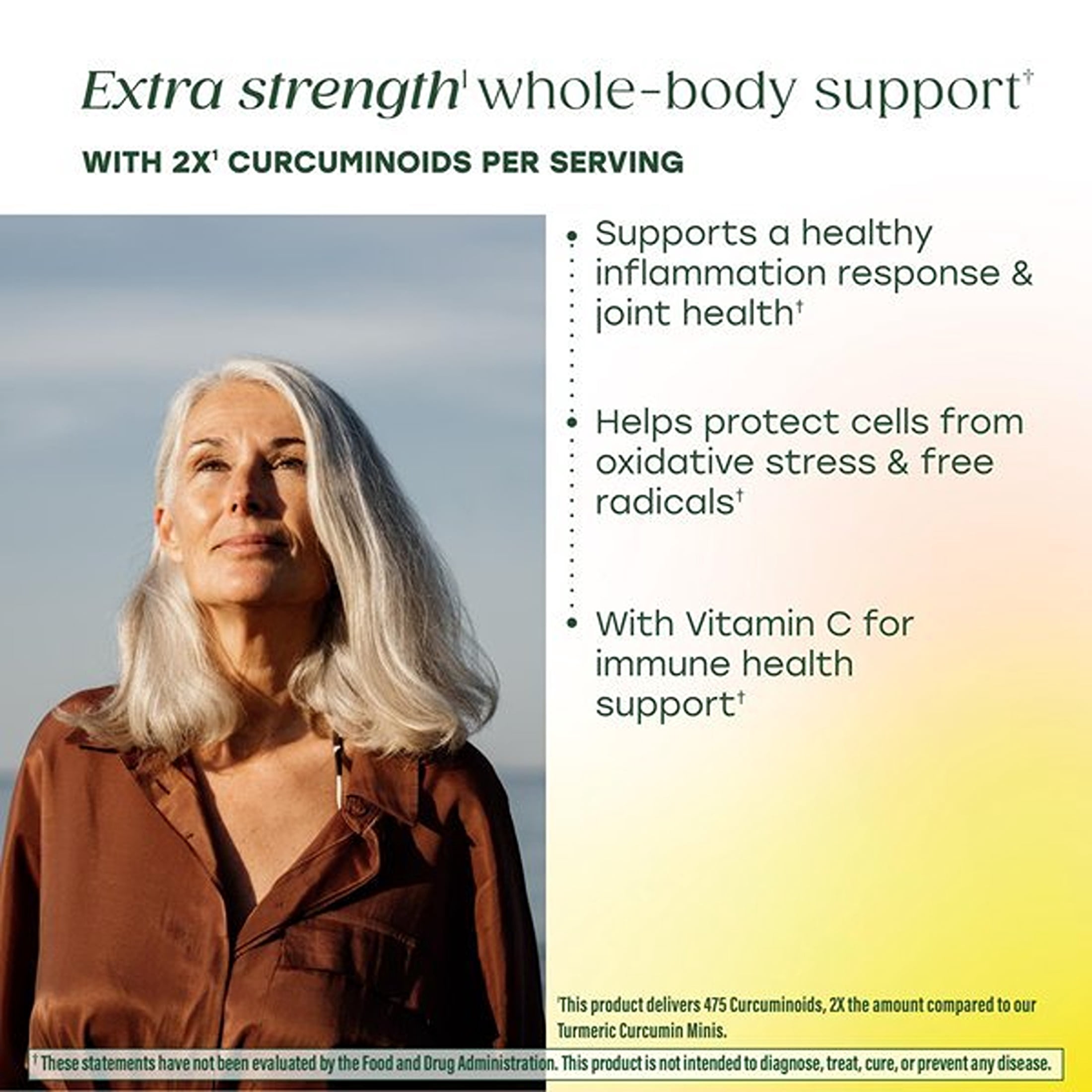 MegaFood Whole Body Turmeric Curcumin - Black Pepper & Vitamin C - Vegan - 30 Servings