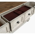 thumbnail image 4 of New Classic Furniture Mariana 9-Drawer Solid Wood Dresser in Vintage Cream, 4 of 8