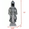 thumbnail image 5 of Islamic Home Decoration, Islamic Ottoman Suit of Armor with Names of Allah, Islamic Art Sculpture Table Décor, Islamic Statue Figurine Décor, Allah Table Décor, Muslim Table Decor (Silver Large 13"), 5 of 10