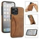 thumbnail image 1 of Funda para iPhone 14 Pro con tarjetero de piel sintética, 1 of 5