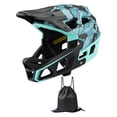 thumbnail image 4 of Casco de bicicleta con forro extraíble resistente a impactos al aire libre deportes cómodos Azul, 4 of 8