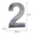 thumbnail image 2 of 2x de Números de caja de número de puerta autoadhesiva de dirección de apartamento Puerta Zulema Signo de número de puerta, 2 of 5