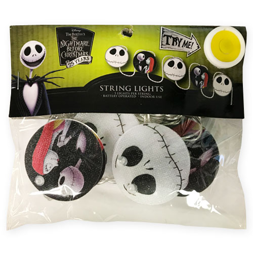 Nightmare Before Christmas 'Jack and Sally' Deluxe String Lights (5ct