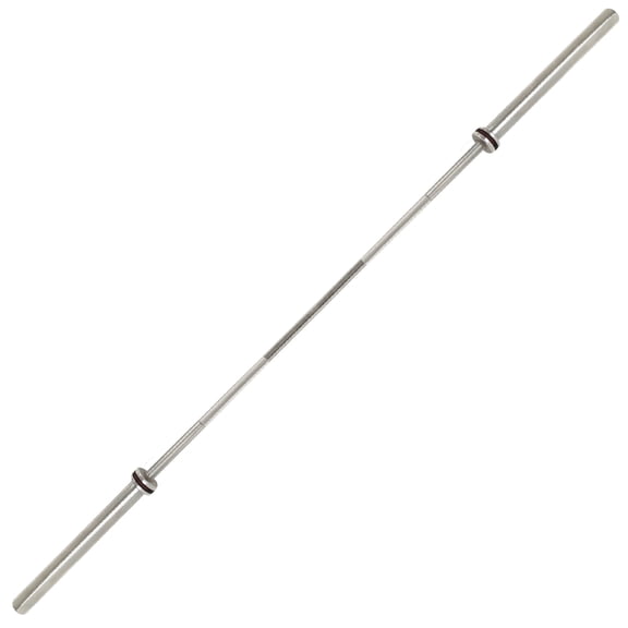 Sunny Health & Fitness 86” (7 ft) Olympic Barbell Bar with 28mm Shaft Diameter - SF-OB04-86-28