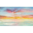 thumbnail image 2 of Nai, Danhui 24x16 Black Ornate Wood Framed with Double Matting Museum Art Print Titled - Pastel Sky, 2 of 4