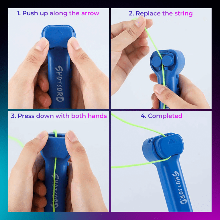 Rope Launcher Kids Toys Glow In The Dark String Shooter Toy w/ TikTok Rope Launcher Kids Toys Glow In The Dark String Shooter Toy w/ TikTok