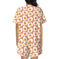 thumbnail image 6 of Pajamas For Women Set, Funny Fried Egg Pj Lounge Sets For Women 2 Piece, Soft Short Sleeve Sleepwear, 6 of 8