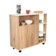 thumbnail image 3 of Mesa Auxiliar de Cocina Coralyn, Blanco y Café Claro Virtual Muebles, 3 of 8