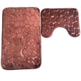 thumbnail image 5 of Sentmoon Bath Rugs for Bathroom Bathroom Carpet Embossed Pebbl Floor Mat Bathroom Toilet Two-piece Set Foot Mat Absorbent Carpet, 5 of 5
