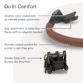 thumbnail image 3 of Barra de seguridad UPPAbaby para cochecito Minu Duo, cuero color saddle, 3 of 5