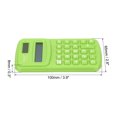 thumbnail image 2 of Uxcell 8 Digit Pocket Size Mini Calculator Power Handheld Calculator Green 2 Pack, 2 of 6