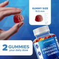 thumbnail image 5 of (2 pack) Vitamatic Probiotic Sugar Free Gummies for Men and Women 5 Billion CFUs - Digestive, Immune & Gut Health - Gluten FreeVitamatic Probiotic Sugar Free Gummies for Men and Women 5 Billion CFUs, 5 of 13