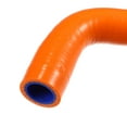 thumbnail image 5 of Unique Bargains 4 Pcs Orange Silicone Radiator Coolant Hose Pipe Tubing Fit for Yamaha YZ250 YZ 250 2002-2013, 5 of 6