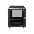 thumbnail image 2 of StarTech.com 12U AV Rack Cabinet - Network Rack with Glass Door - 19 inch Computer Cabinet for Server Room or Office (RK1236BKF) - Rack cabinet - black - 12U - 36", 2 of 8