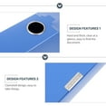 thumbnail image 2 of 5 Pcs Boîtes de Rangement en Plastique Pliables Boîtes de Rangement pour Documents Boîtes de Rangement Pliables, 2 of 8