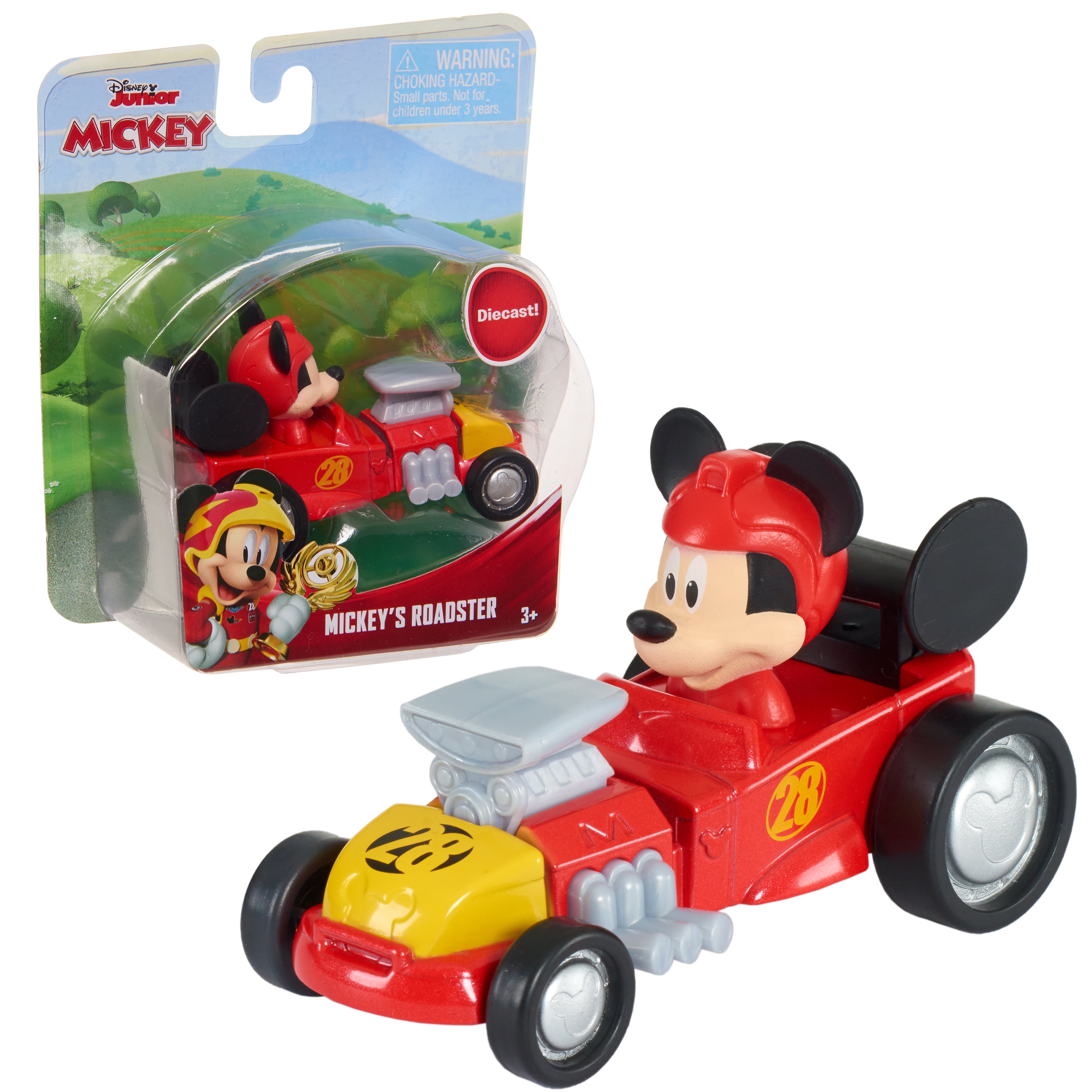 Replacement Parts for Mickey Mouse Zip Slide and Zoom Clubhouse DMC67 ~ Replacement Hot Air Balloon Red Car and Mickey Mouse Figure 