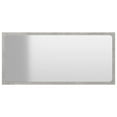 thumbnail image 2 of vidaXL Mirror Wall Mounted Rectangular Bathroom Furniture Engineered Wood, 2 of 6