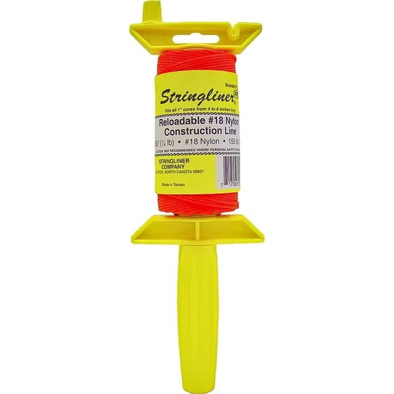 8423428,LINE REELS,POLYETHYLENE ,CONSTRUCTION ,"PRO REEL",,Braided - Orange,Cord Wt Lbs=1/4,Line Lgth Ft=250