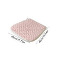 thumbnail image 3 of 4 PCS 16.54*17.72 Inch Kitchen Chair Cushions,D-Shaped Chair Cushion with Ties,Soft Chair Pads for Dining Chairs, 3 of 4