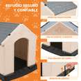 thumbnail image 4 of Casa Mascota Berlín 73.6x66.5x69.5cm gris, 4 of 7