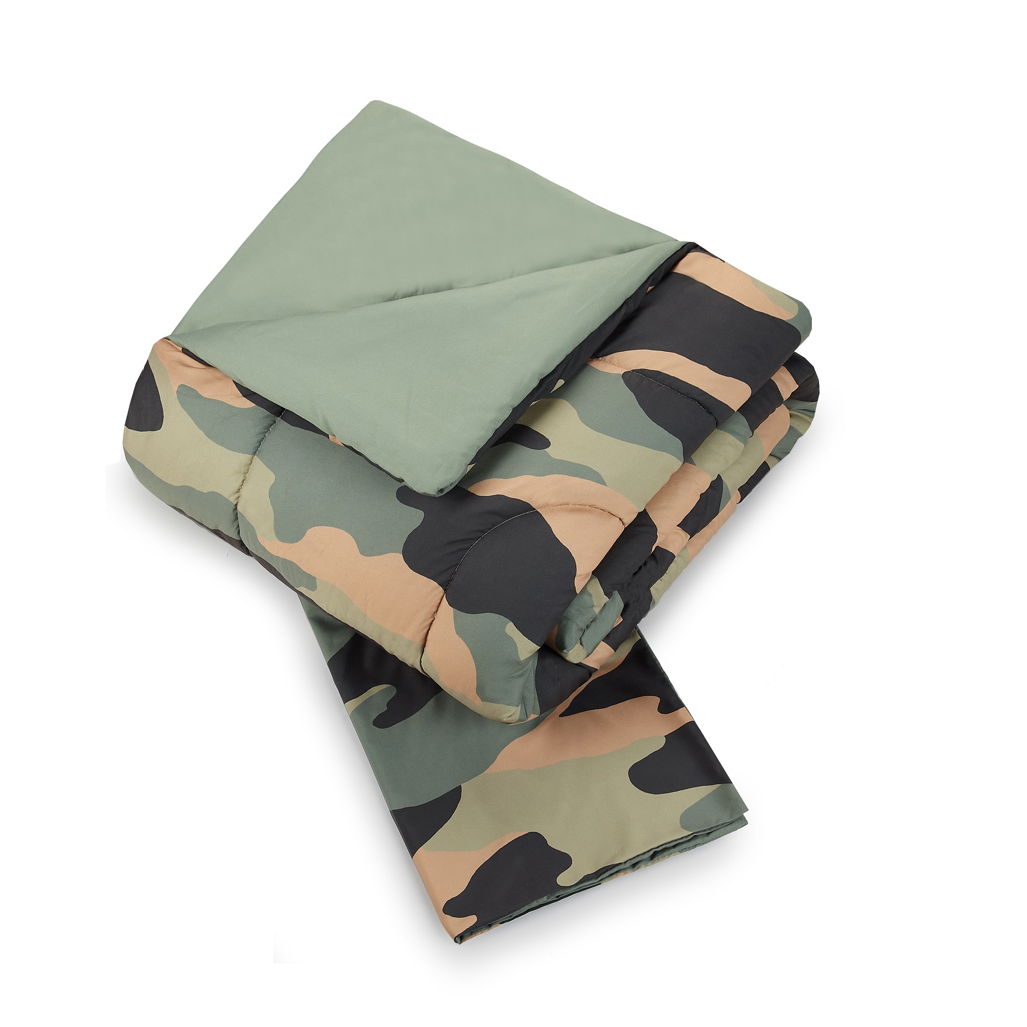 Urban Playground Kids Camouflage Green 2-Piece Comforter Set, Twin