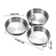 thumbnail image 3 of Molde para escalfar huevos de acero inoxidable | Herramienta de cocina en forma de corazón de acero inoxidable 304 para huevos escalfados o hervidos y tortillas | Gadget de cocina doméstica fácil de, 3 of 7