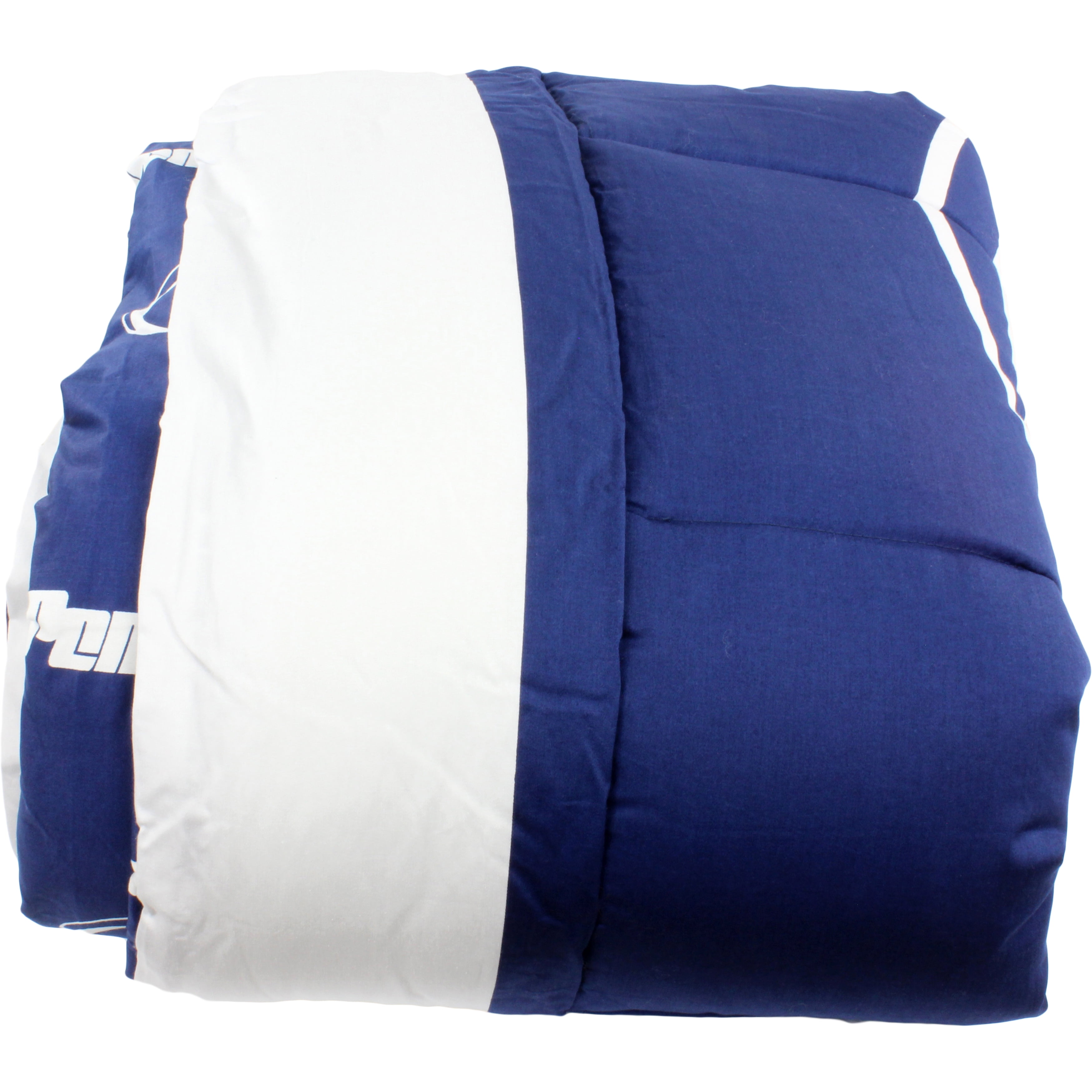 Penn State Nittany Lions 3 Pc Reversible Cotton Comforter Set, 1 Comforter, 2 Shams, King