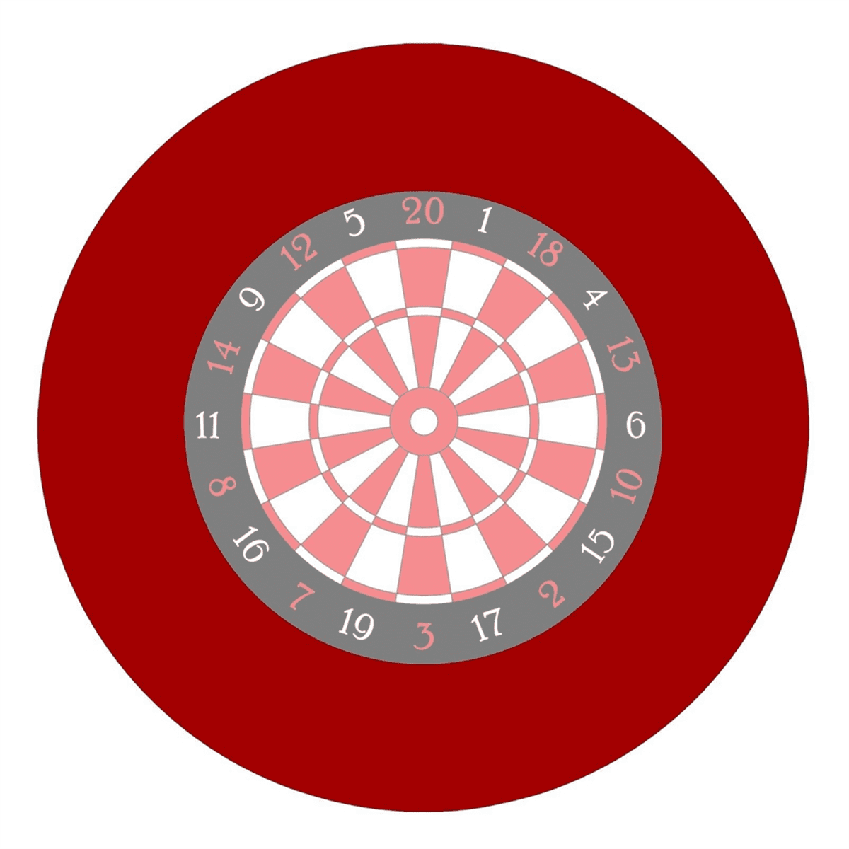 Dartboard Surround Wall Protector Eva Splicing Dartboard Backboard Surround,Wall Protection for 18-Inch Dartboard A