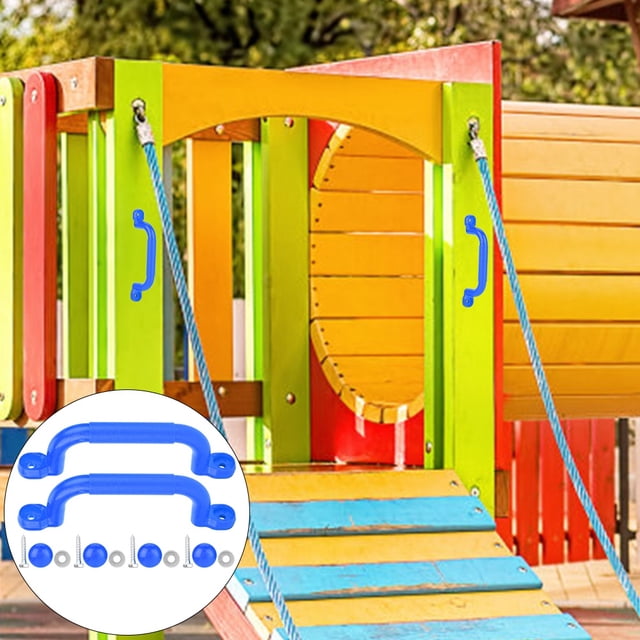 Mango de patio de juegos, un par de mangos de plástico para patio de juegos para niños Mango de plástico para patio de juegos de primera línea