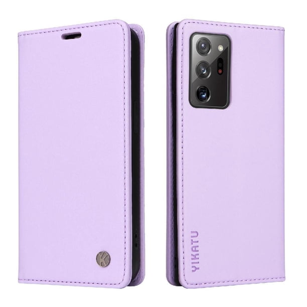 Funda para Samsung Galaxy Note 20 Ultra Estuche de Cuero PU Tipo Cartera con Ranuras para Tarjetas y Cierre Magnético